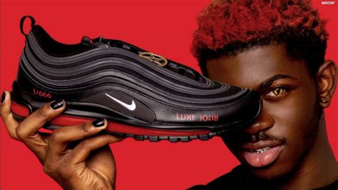 lil nas sneakers nike|nike shoes with human blood.